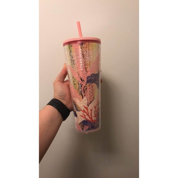 Starbucks Other - Starbucks venti coral reef bubbles tumbler